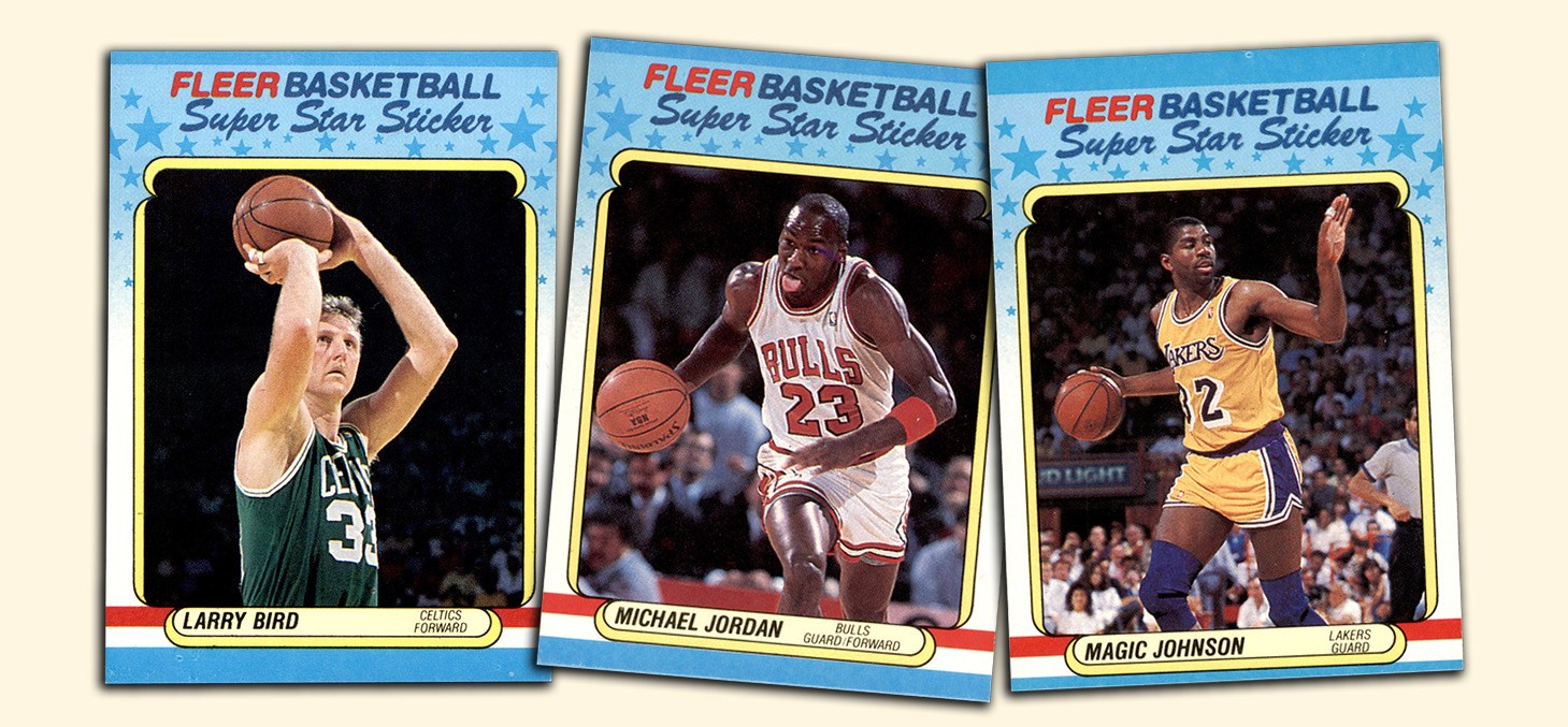 1988-89 Fleer Basketball Stickers 